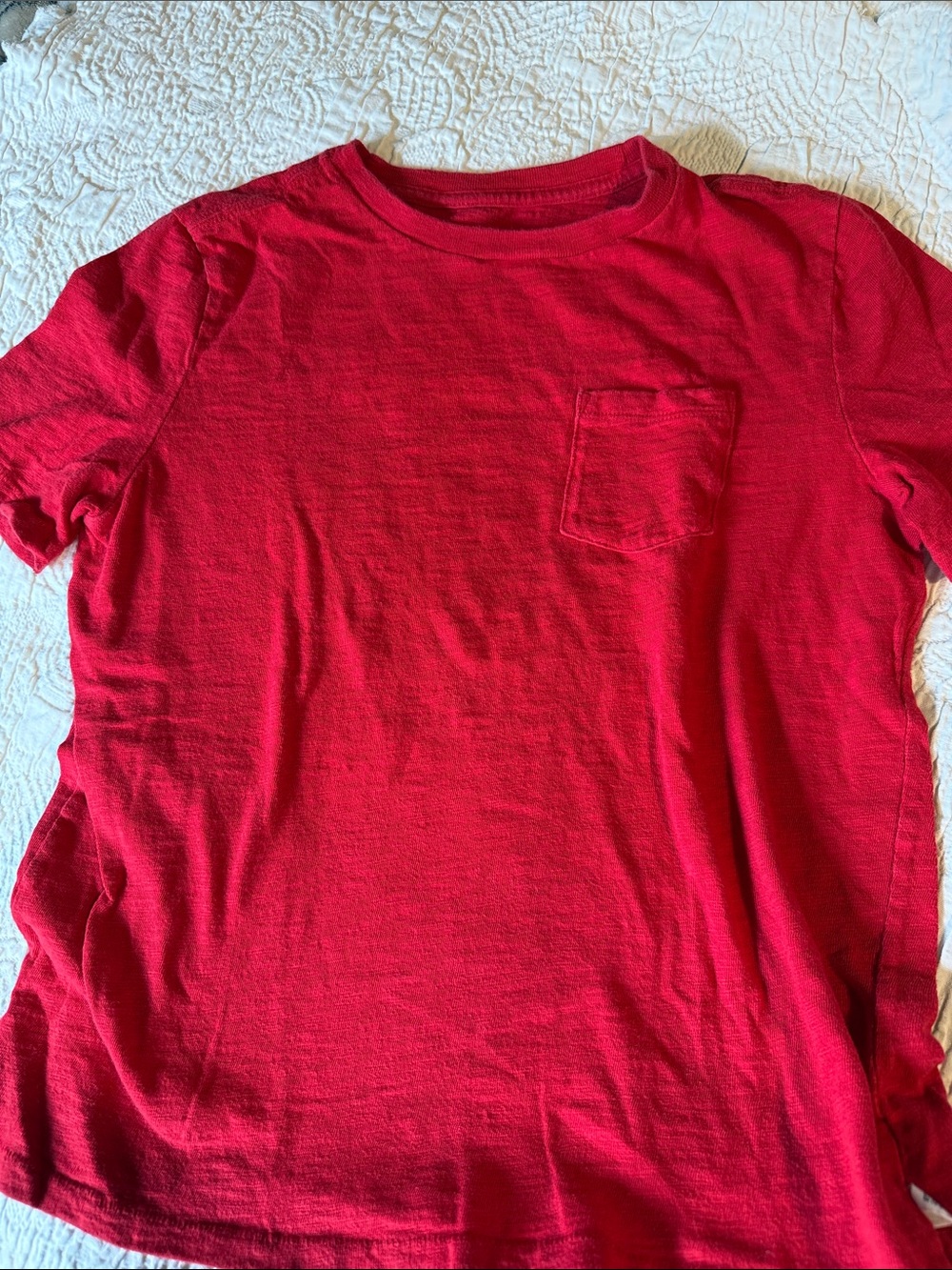 GAP Red Short-Sleeve Pocket Tee